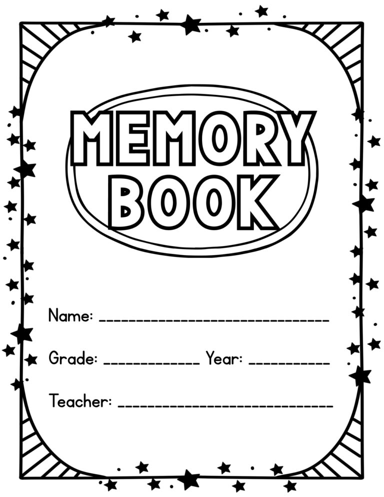 End of the Year Memory Book (FREE Printable PDF)