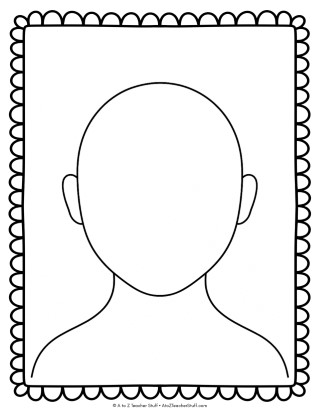 Printable Face Template Free PDF - A to Z Teacher Stuff