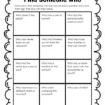 Find Someone Who Icebreaker Printable