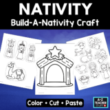FREE Build A Nativity Printable Craft buildanativity