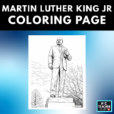 Martin Luther King, Jr. Statue Coloring Page Martin-Luther-King-Jr-Coloring-Page-2