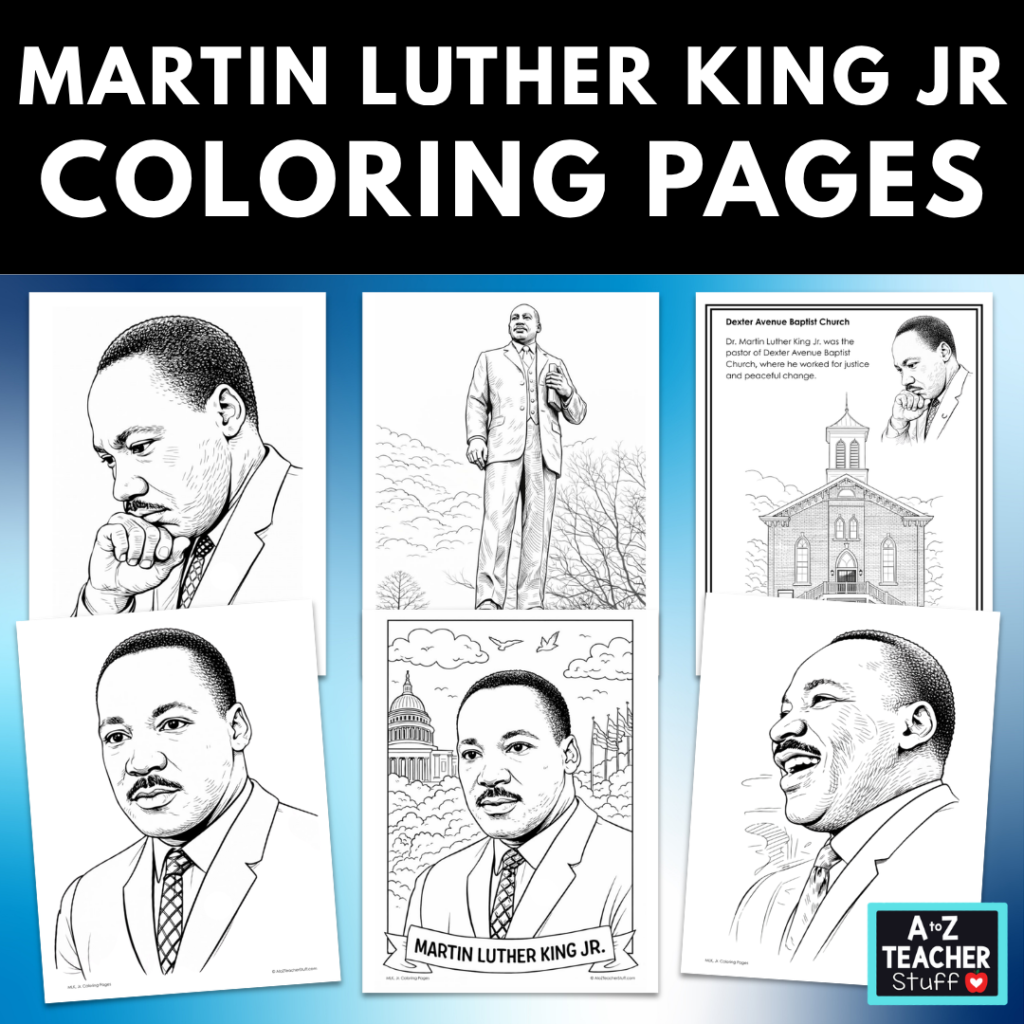 Martin Luther King, Jr. Coloring Pages