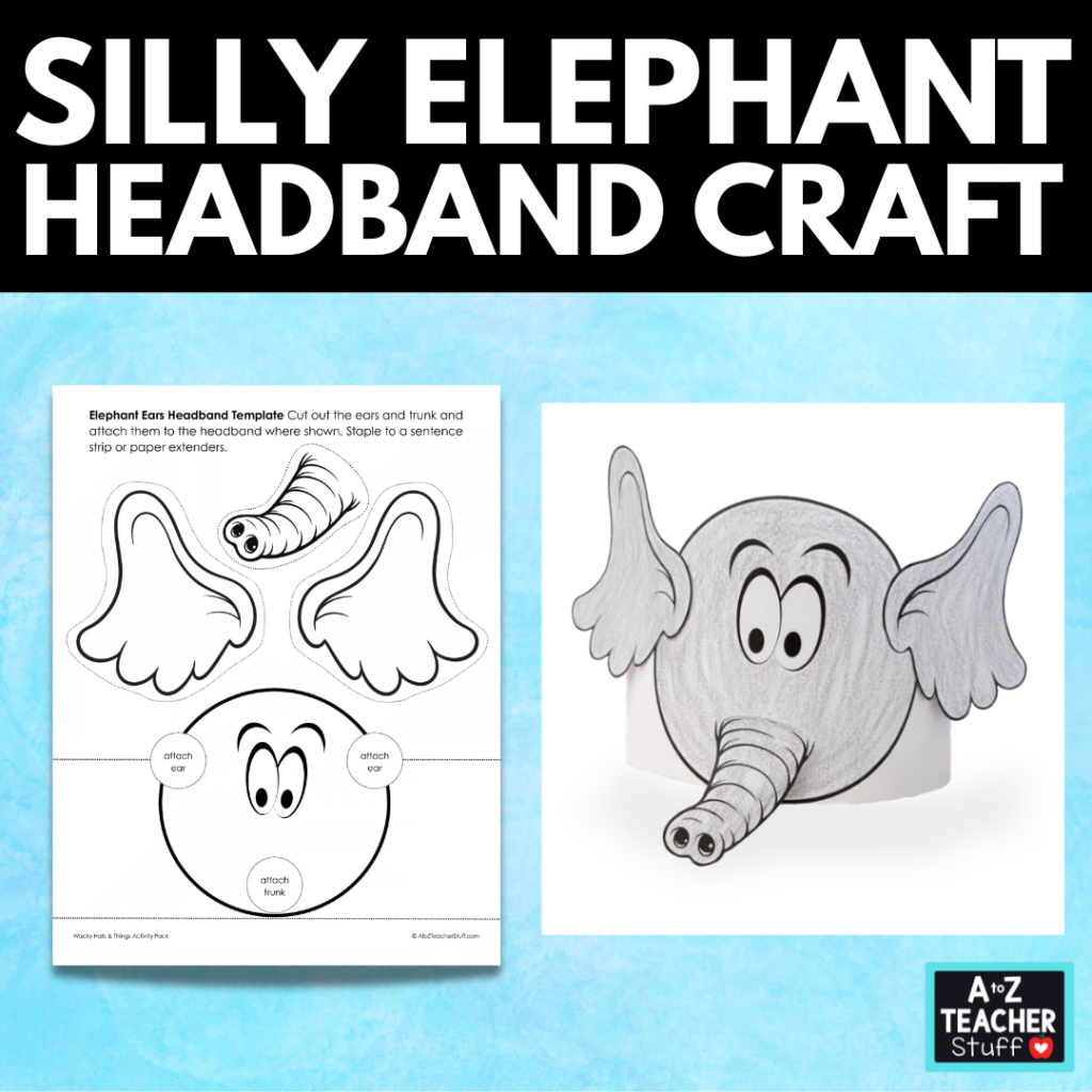 Silly Elephant Ears Headband Cut & Paste Craft