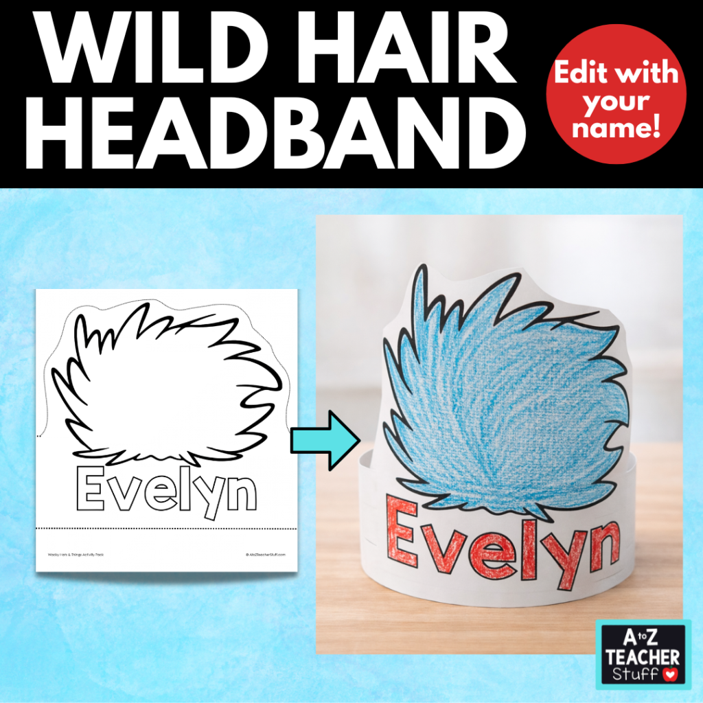 Silly Elephant Ears Headband Cut & Paste Craft - A to Z Teacher Stuff