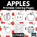 Printable Apple Coloring Pages Featured Images Part 2